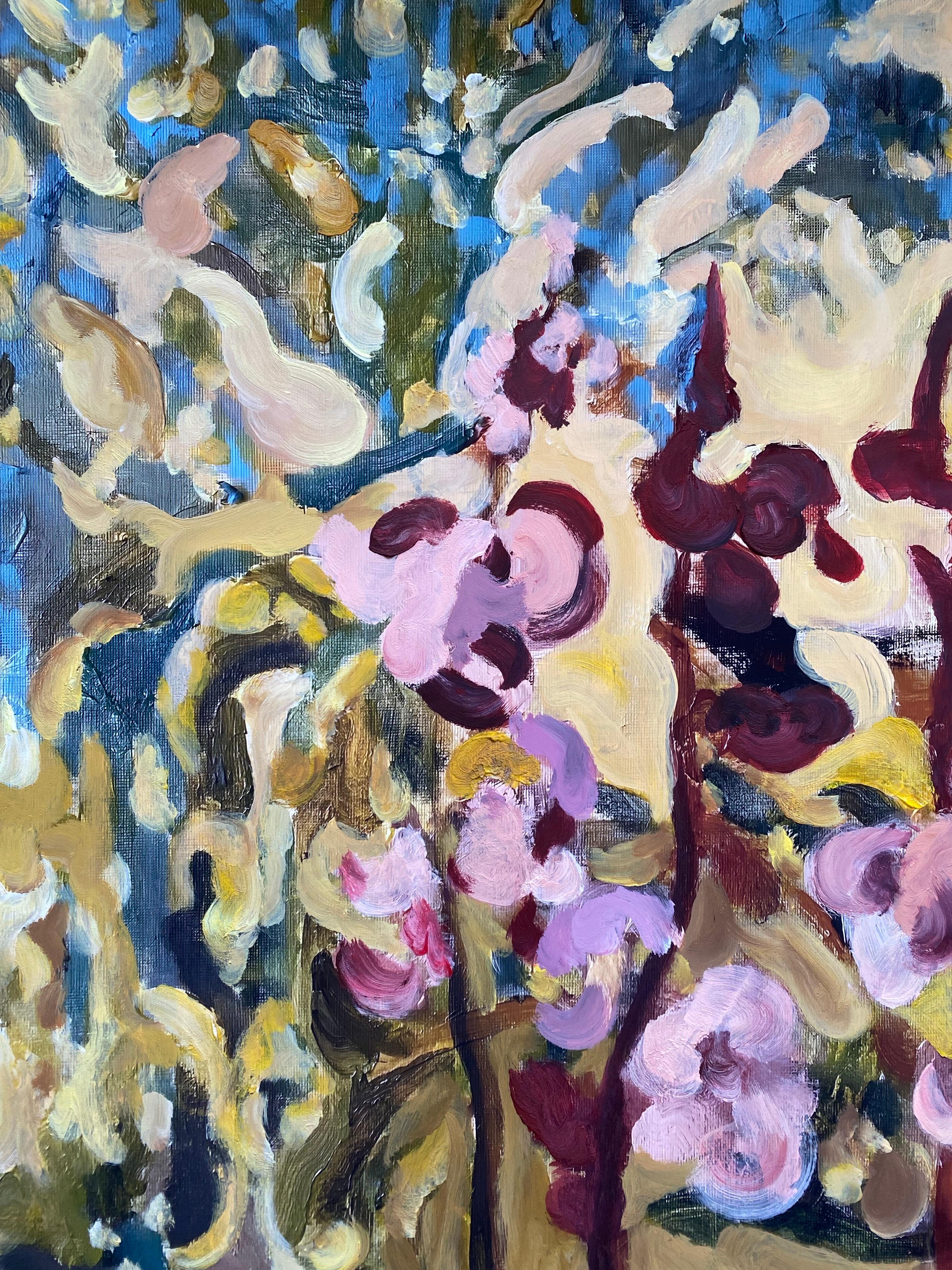 Hand Painted-X-Large-Gladiolus Glorious-British Awarded Artist-Limited Edition#6 For Sale 7