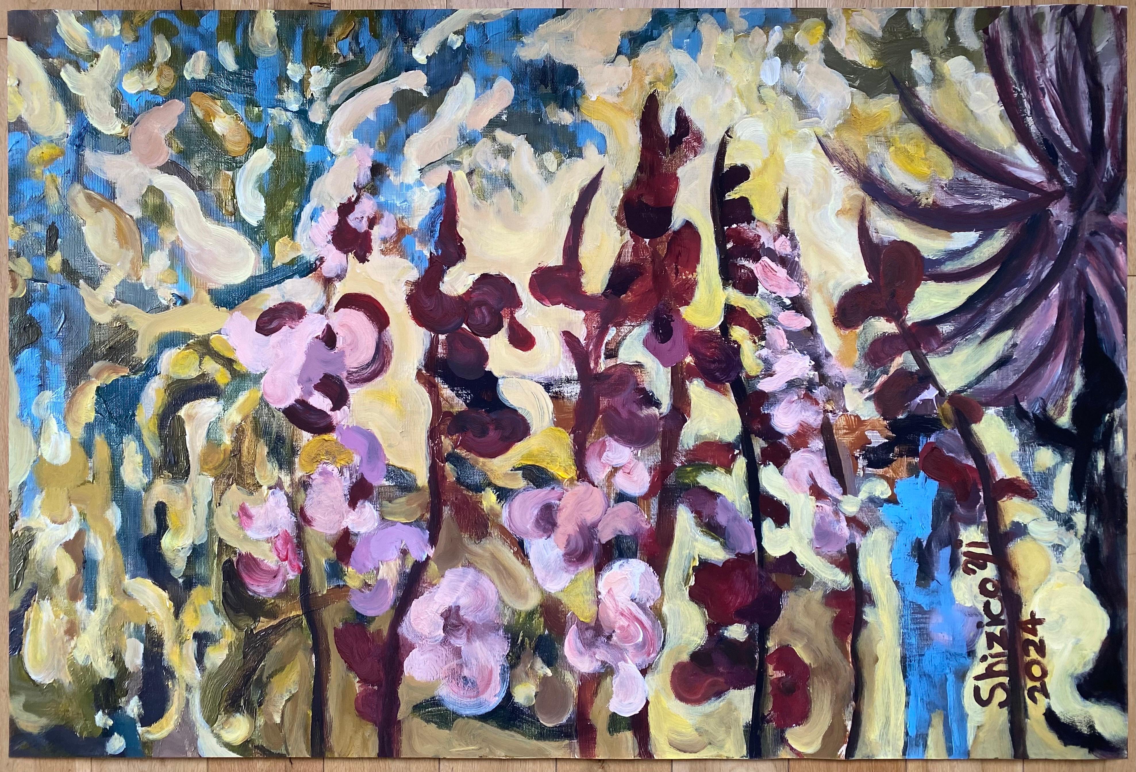 Hand Painted-X-Large-Gladiolus Glorious-British Awarded Artist-Limited Edition#6 For Sale 11