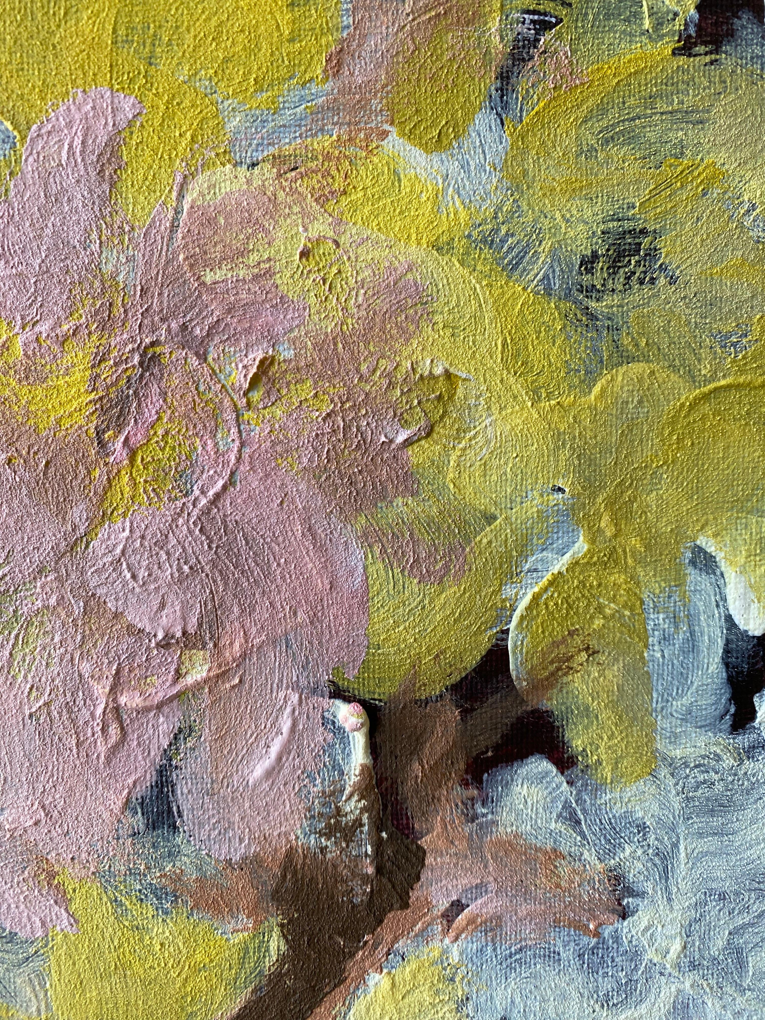 Diptyque britannique Artiste-Impasto, huile Jardin d'Hiver Series en vente 7