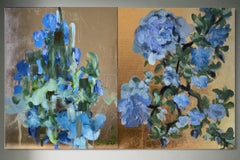 Edition #1-Set of 2-Golden Sunlit-British Awarded Artist-on Aluminum Limited 10