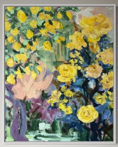 Hand painted Artist Proof-Lemon Rose Cottage-British Awarded Artist-Large OneOff