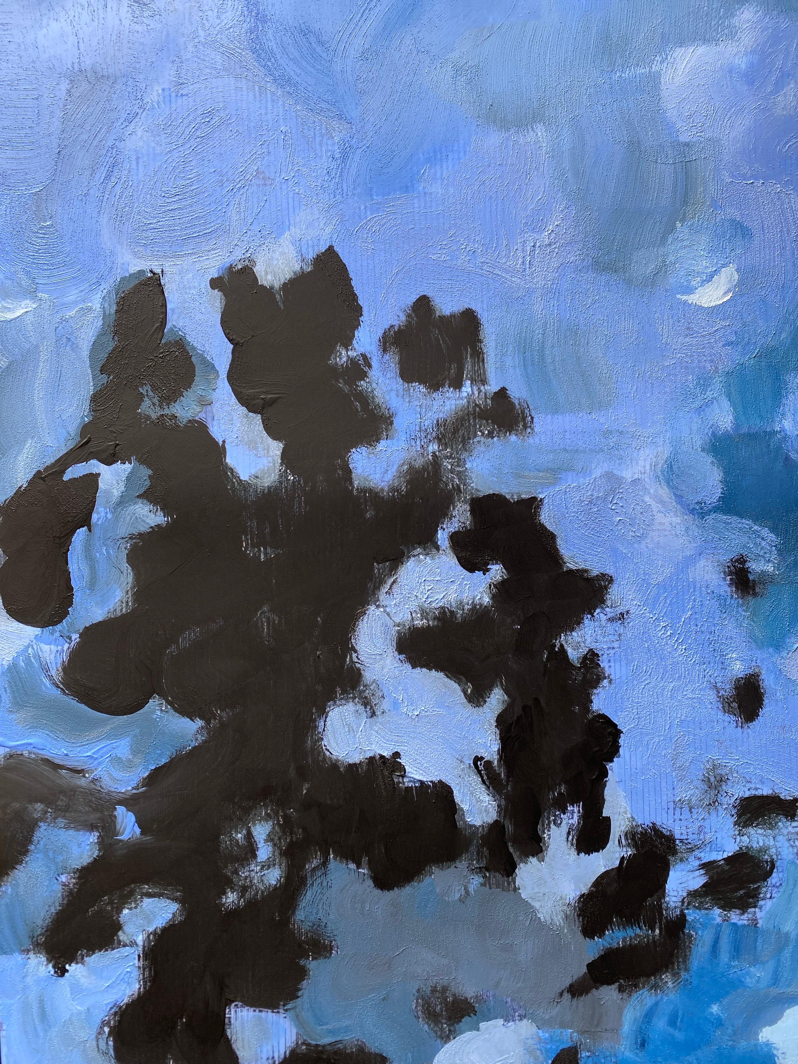 Edición pintada a mano#1-La noche-Artista británico galardonado-Aire de plomo en la noche en venta 7