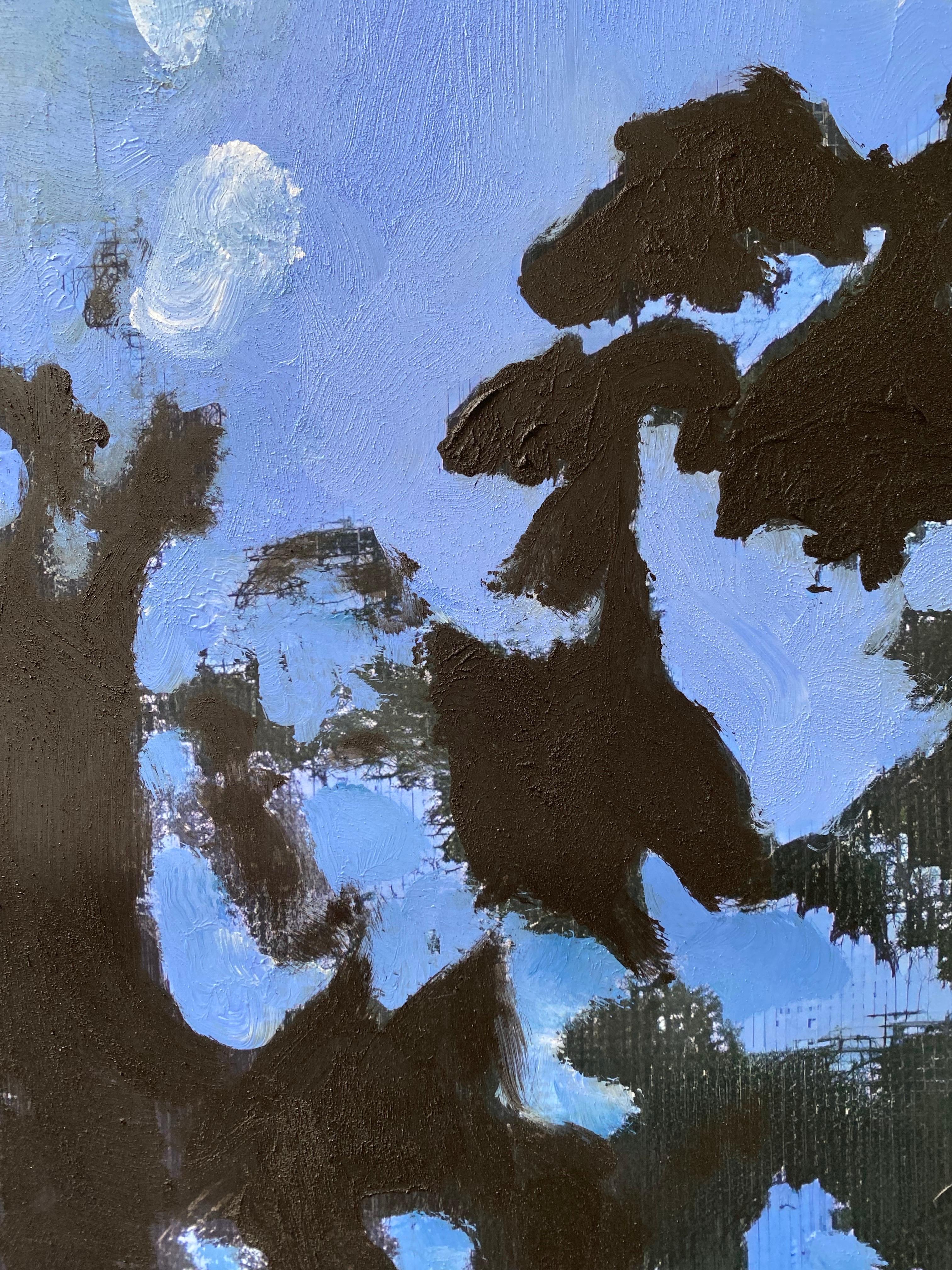 Edición pintada a mano#1-La noche-Artista británico galardonado-Aire de plomo en la noche en venta 10