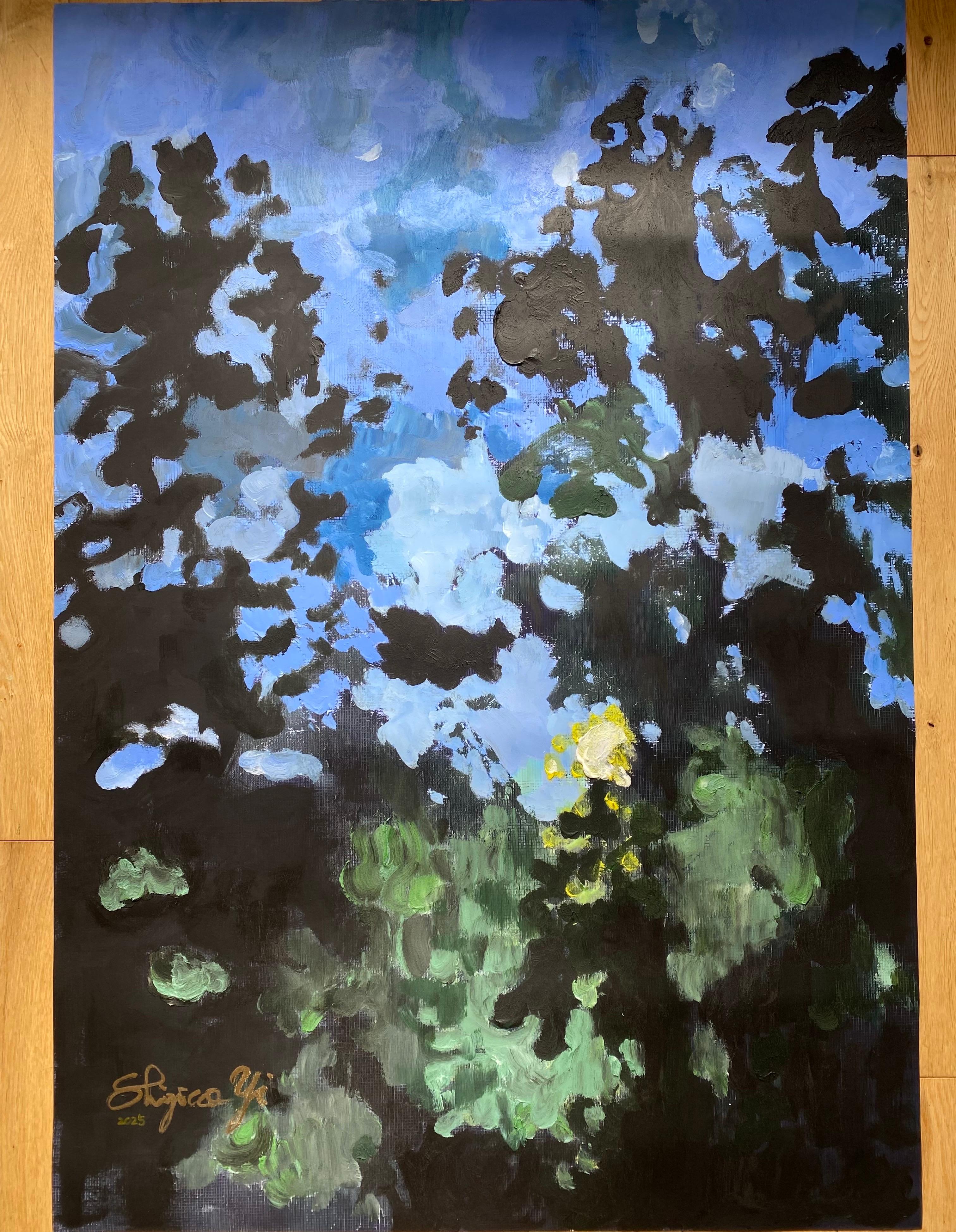 Edición pintada a mano#1-La noche-Artista británico galardonado-Aire de plomo en la noche en venta 12