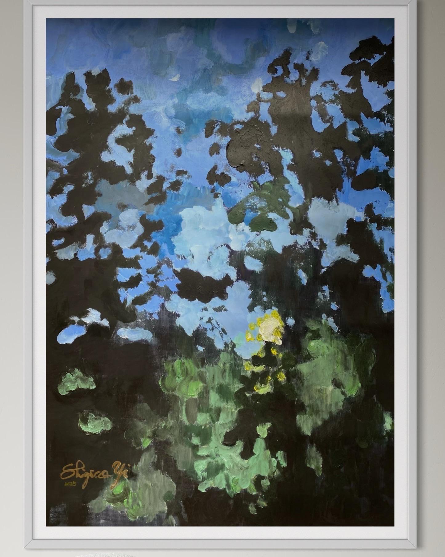 Edición pintada a mano#1-La noche-Artista británico galardonado-Aire de plomo en la noche en venta 13