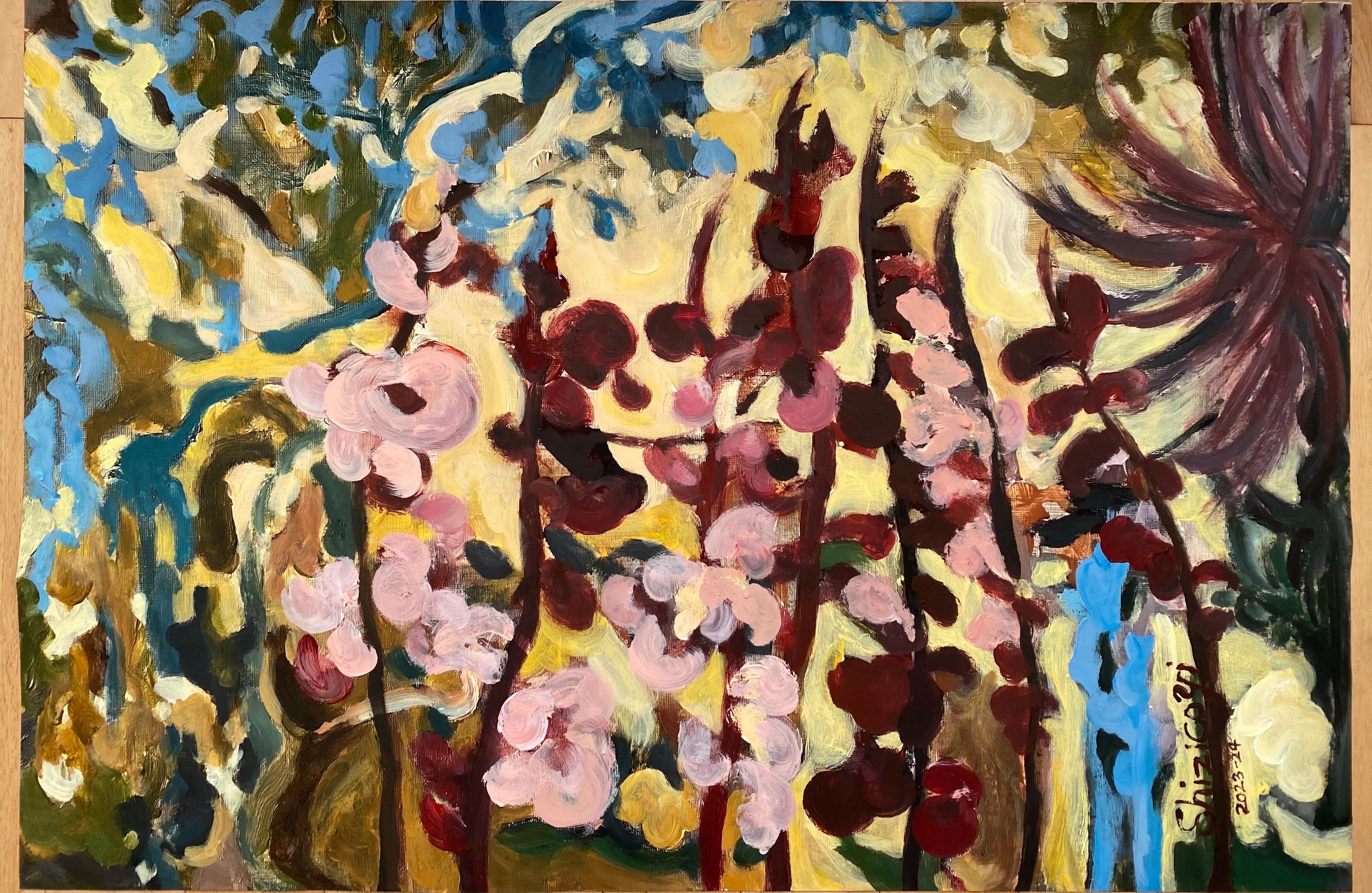 Handbemalte Groß-Gladiole Glorious-British Awarded Artist-Limited Edition#7 im Angebot 4