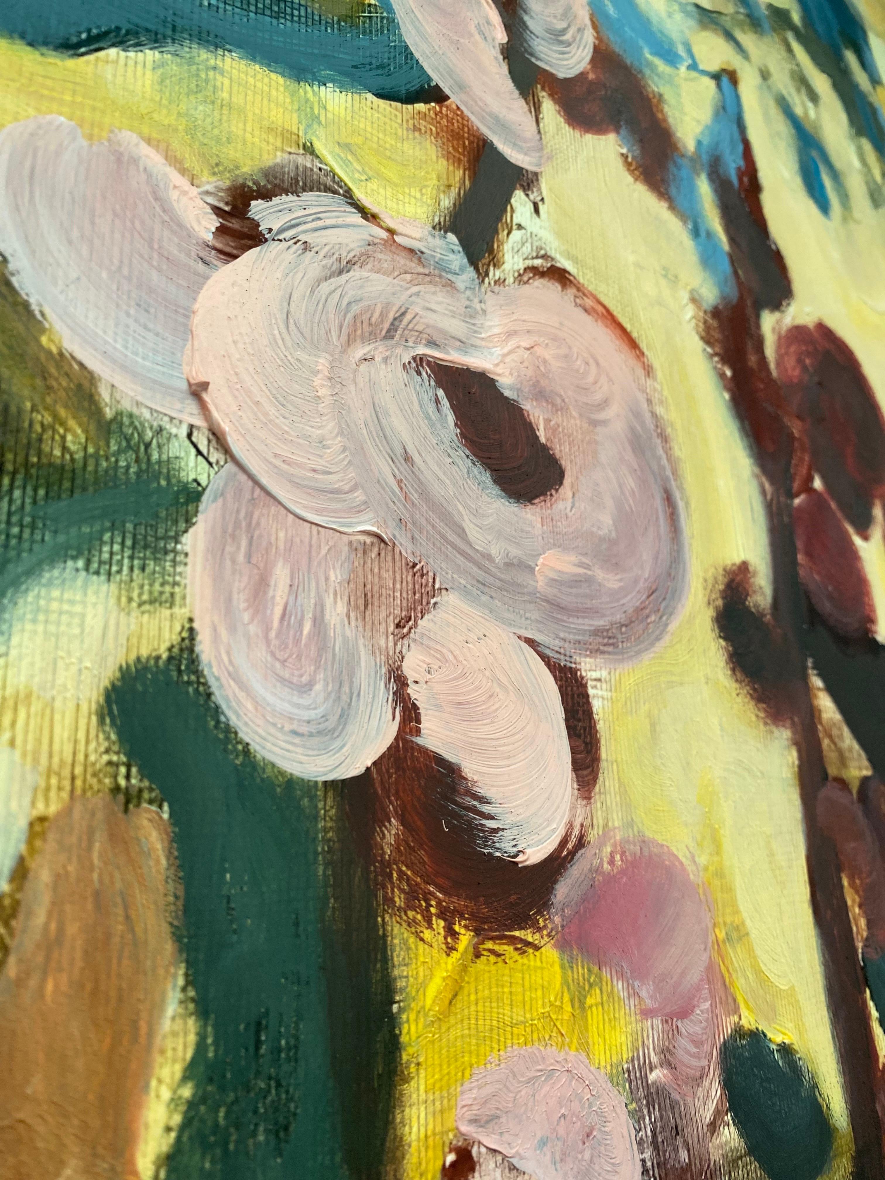 Handbemalte Groß-Gladiole Glorious-British Awarded Artist-Limited Edition#7 im Angebot 10