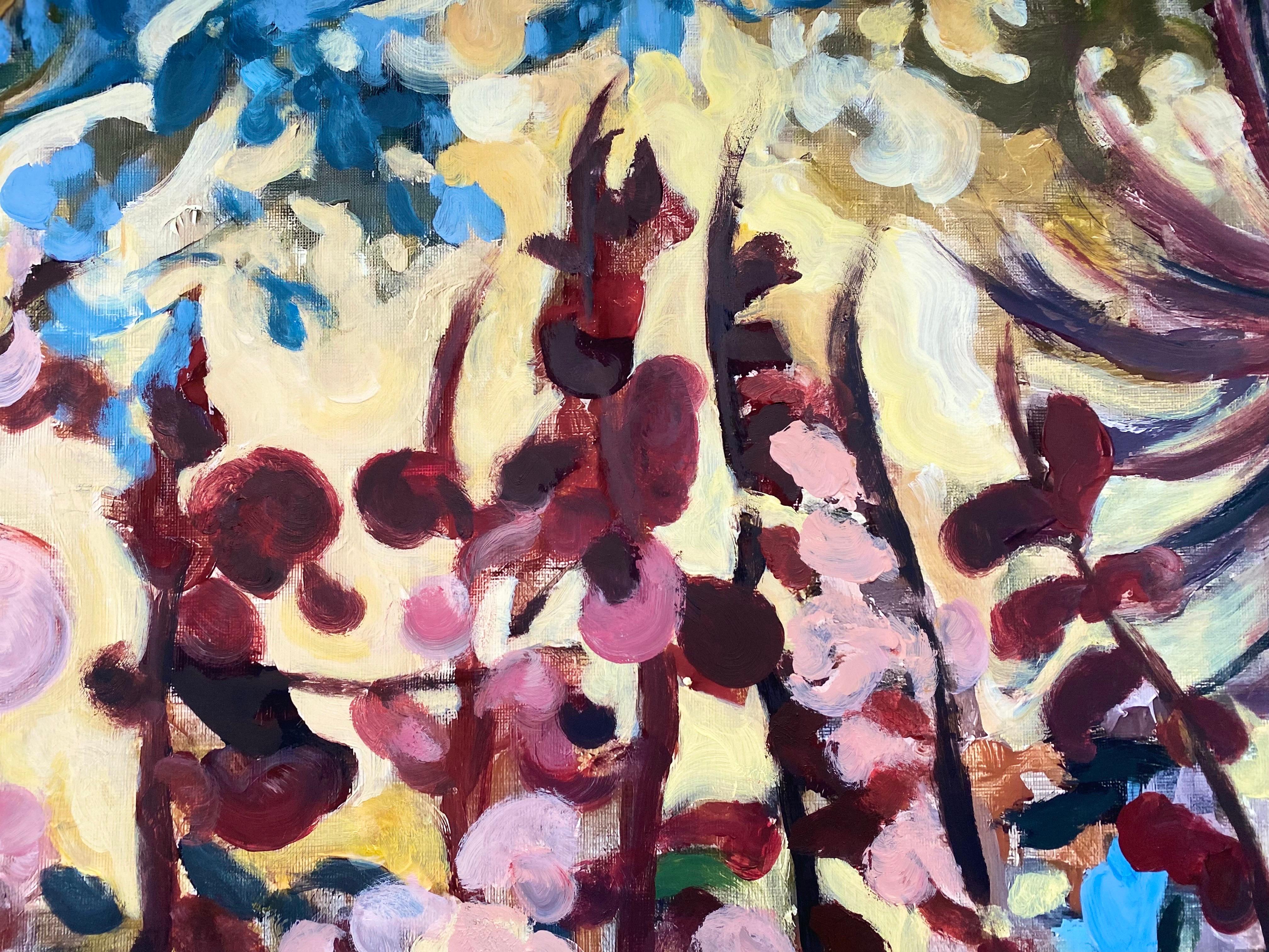Handbemalte Groß-Gladiole Glorious-British Awarded Artist-Limited Edition#7 im Angebot 9
