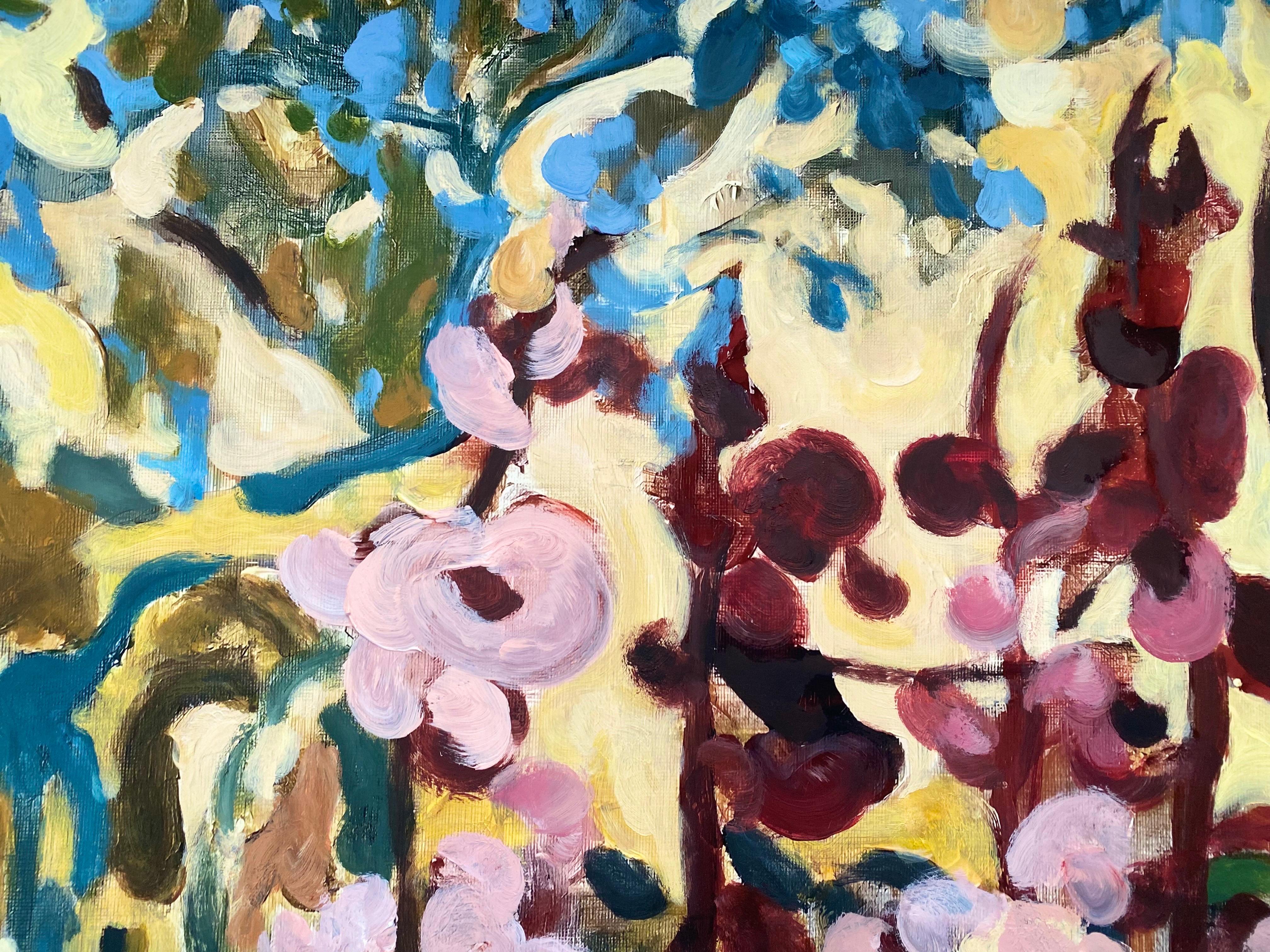 Handbemalte Groß-Gladiole Glorious-British Awarded Artist-Limited Edition#7 im Angebot 11
