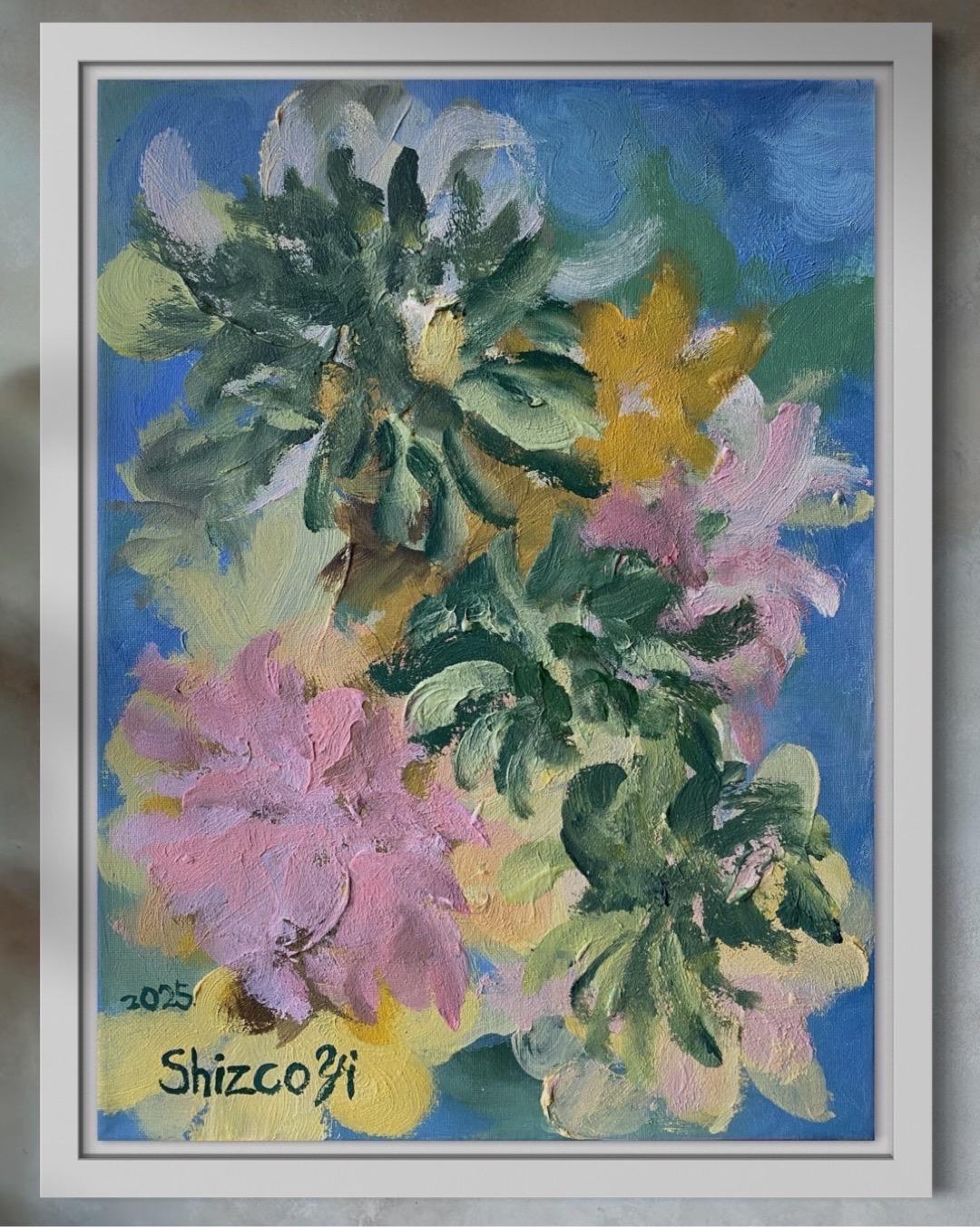 Original Diptych II-Impasto-Jardin d'Hiver-British Awarded Artist-Impression For Sale 15