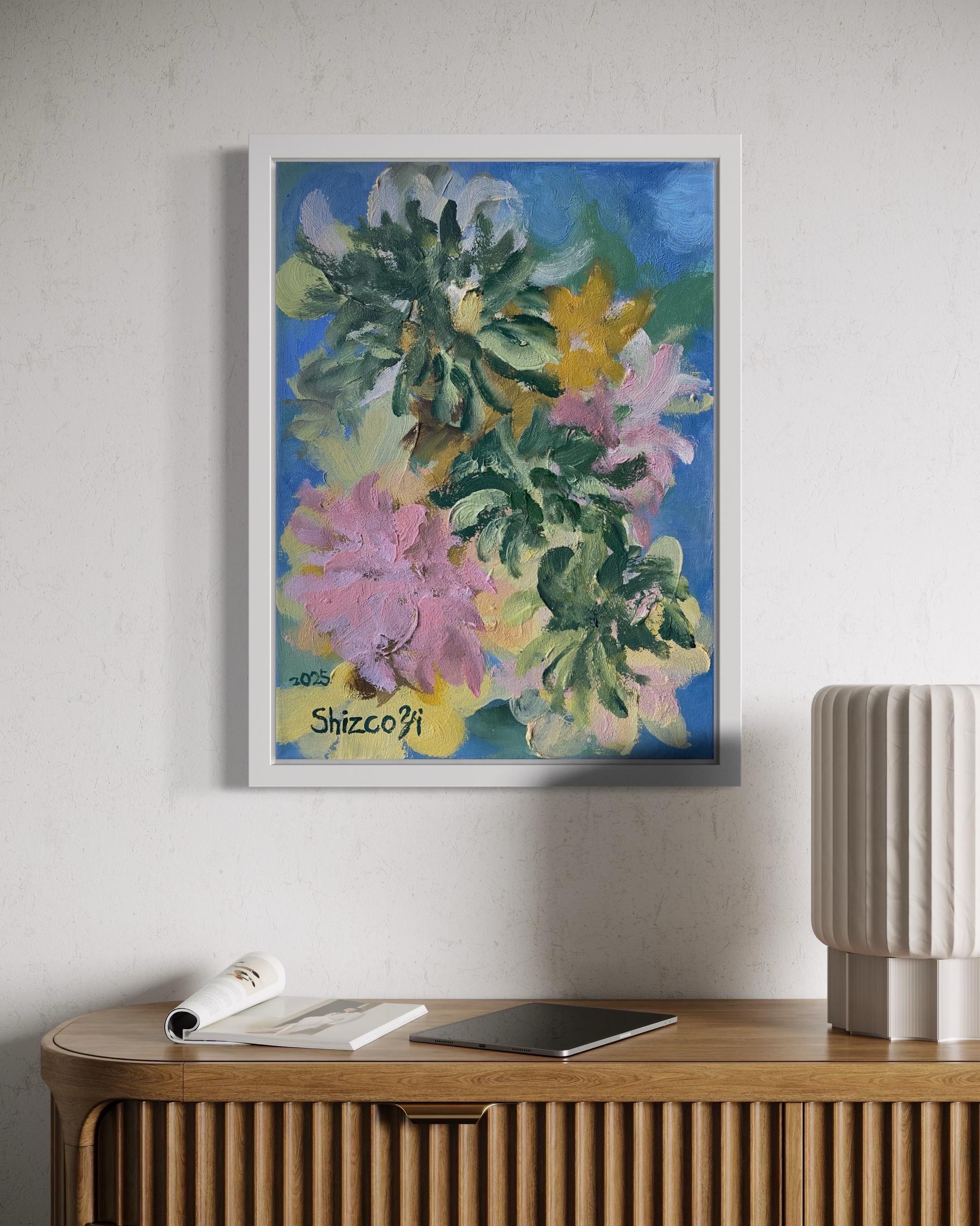Original Diptych II-Impasto-Jardin d'Hiver-British Awarded Artist-Impression For Sale 2