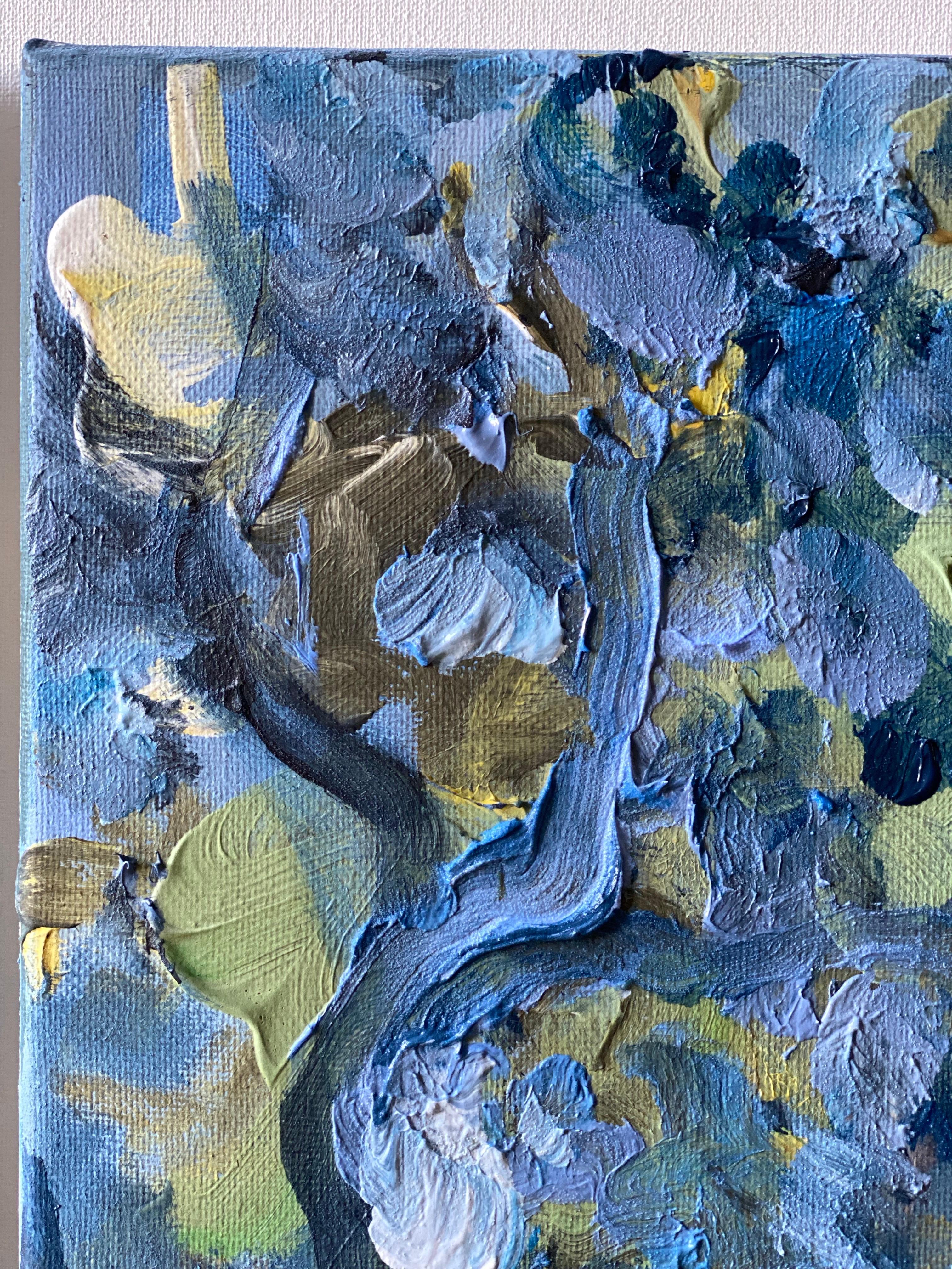 Original-Day and Night : Summer to Autumn-British Awarded Artist-oil canvases For Sale 6