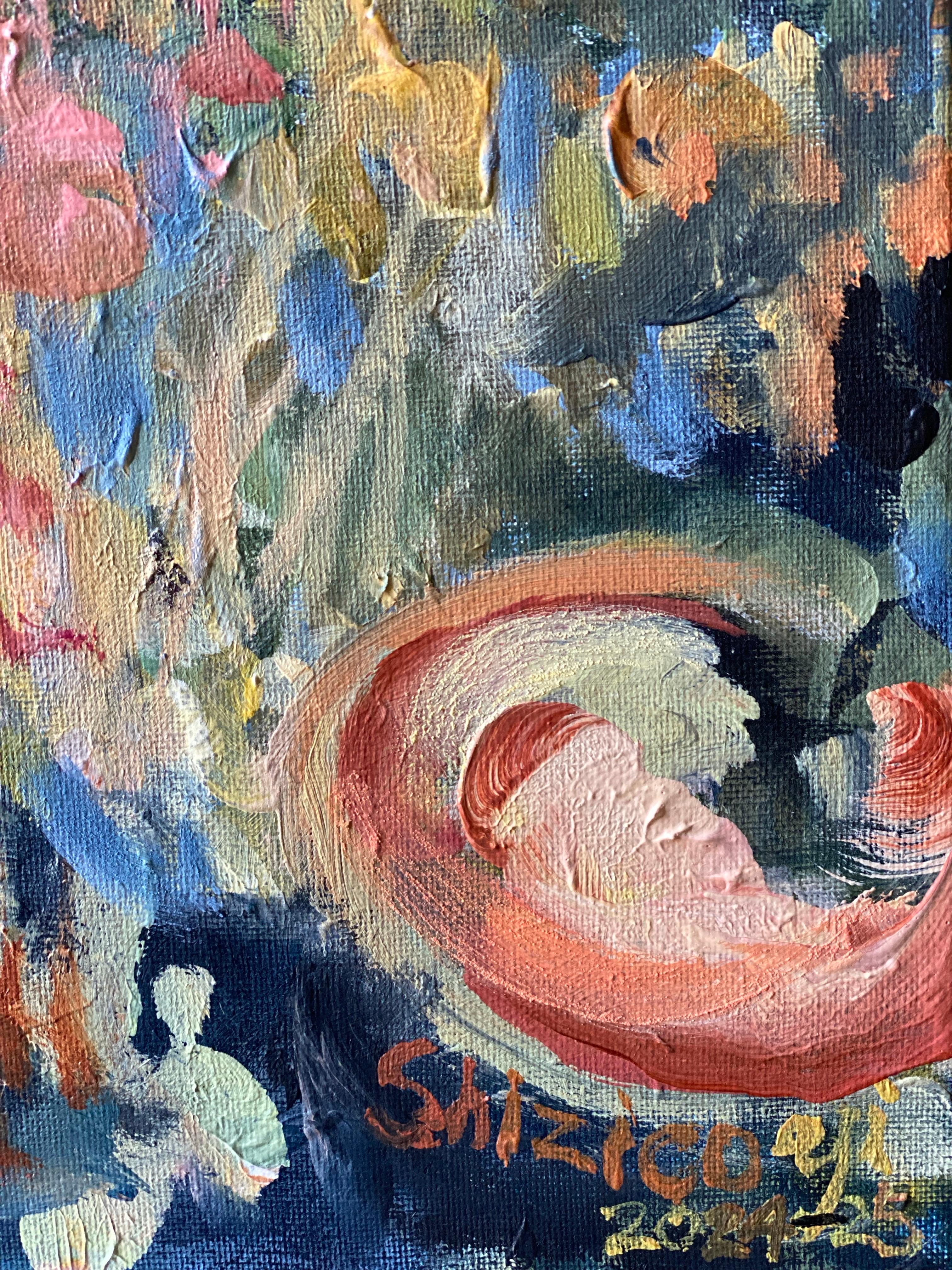 Original-Day and Night : Summer to Autumn-British Awarded Artist-oil canvases For Sale 2