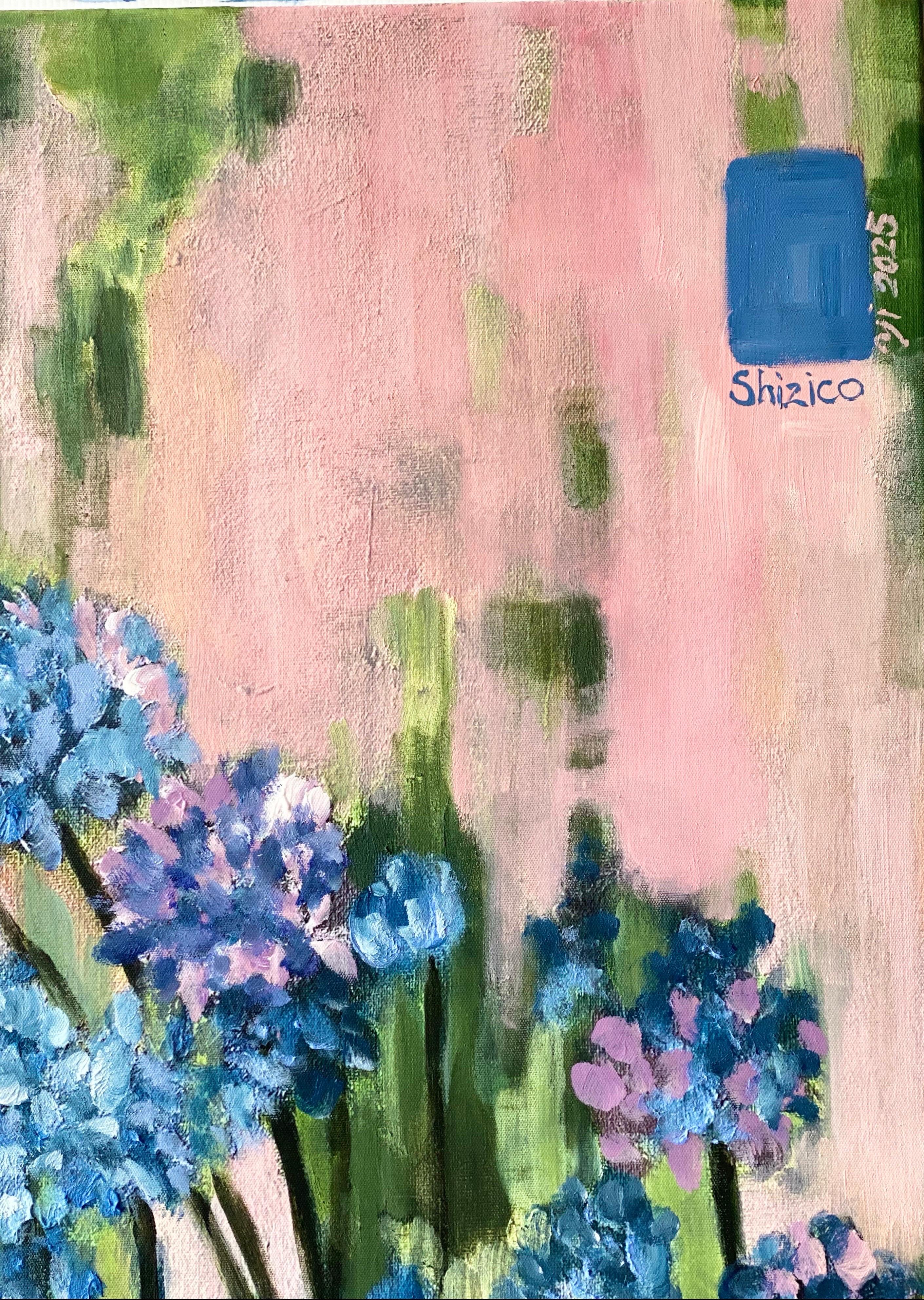 This Artist's Proof is 90% hand-painted with original oil and gesso by artist Shizico Yi on Giclee made on canvas from her original oil painting. 
Each Proof is unique and hand painted; the colours and details may slightly vary depends on the day of