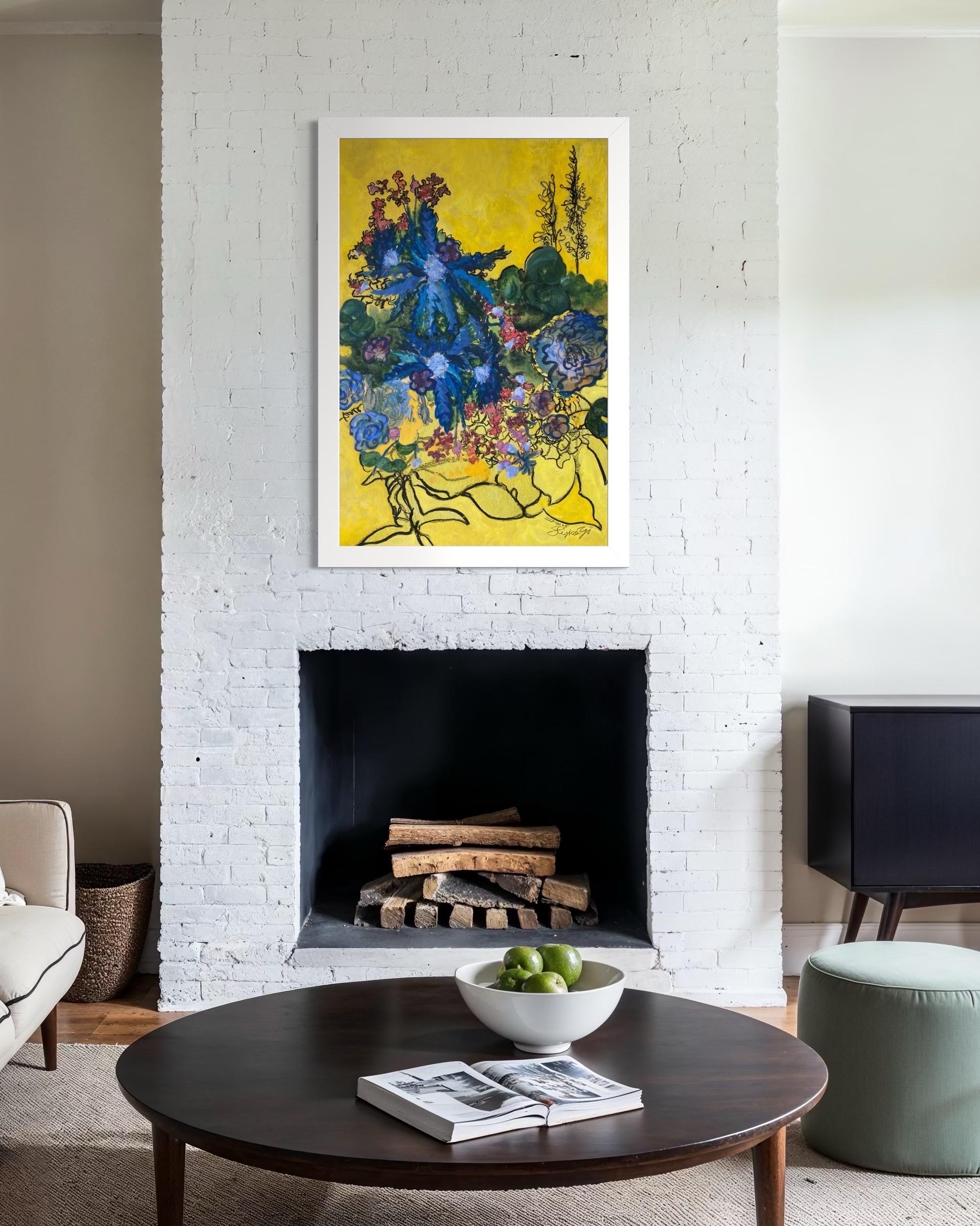 Hand Painted+Drawn One Off-XL-Edition-Constant Gardener-British Awarded Artist