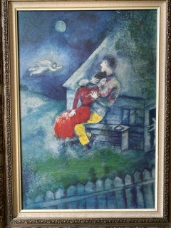 Chagall-The Lovers II 1929-House collect-Limited print by GSY Studio circa 2005