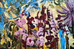 Hand Painted X-Large-Gladiolus Glorious-British Awarded Artist-Limited Edition#8