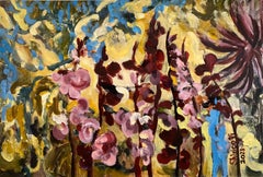 Hand Painted X-Large-Gladiolus Glorious-British Artist-Limited Edition#9 of 10