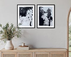 Original Ink on papers set of 2, Sunset Song Series-New Abstract-British Artist