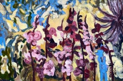 Peinture à la main - Très grand format - Gladiolus Glorious - Réalisée par une artiste primée - Édition ouverte de 60 exemplaires