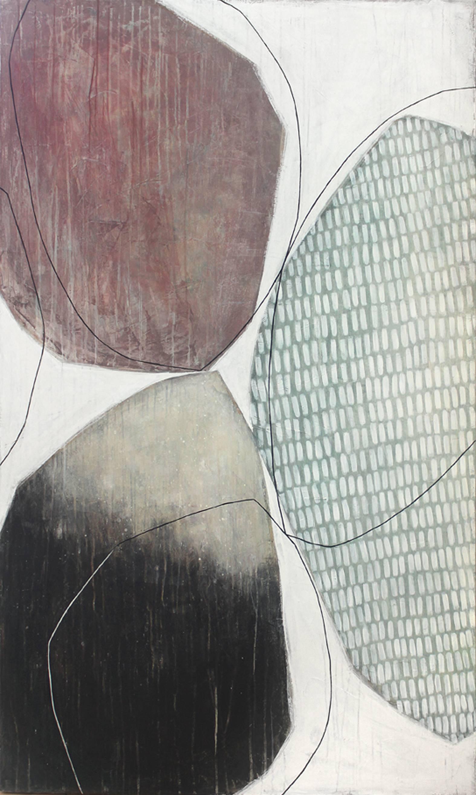 Karine Léger Abstract Painting - Living by the Water