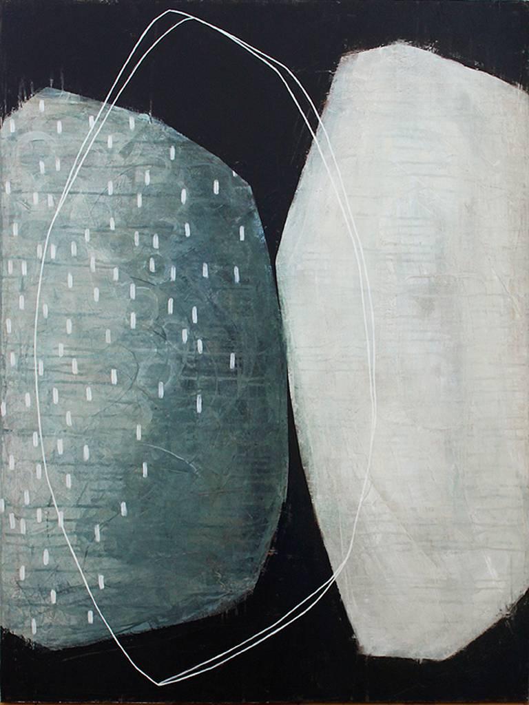 Karine Léger Abstract Painting - Mouvement des Glaces III