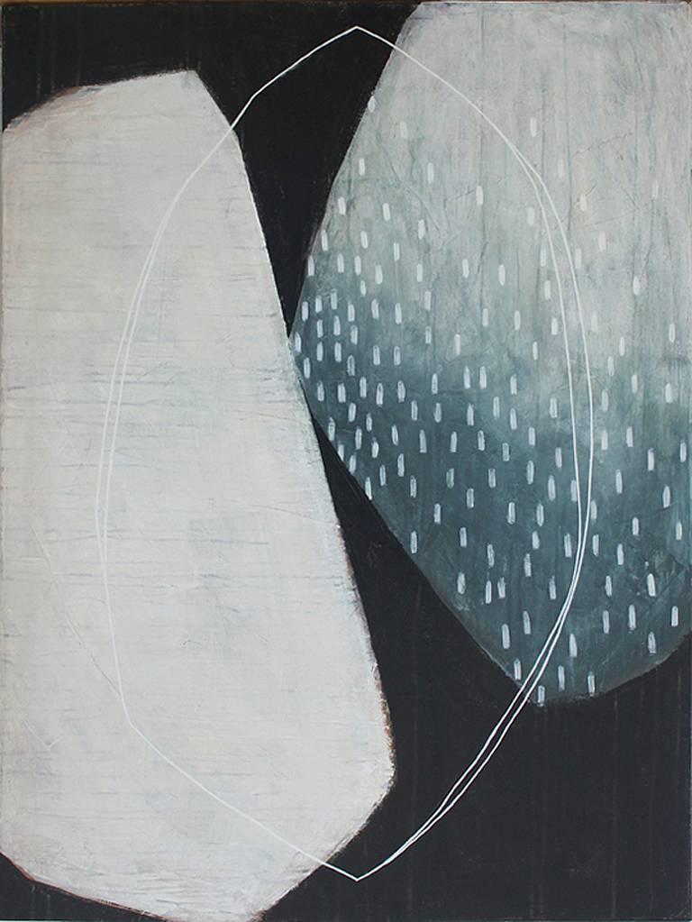 Karine Léger Abstract Painting - Mouvement des Glaces III