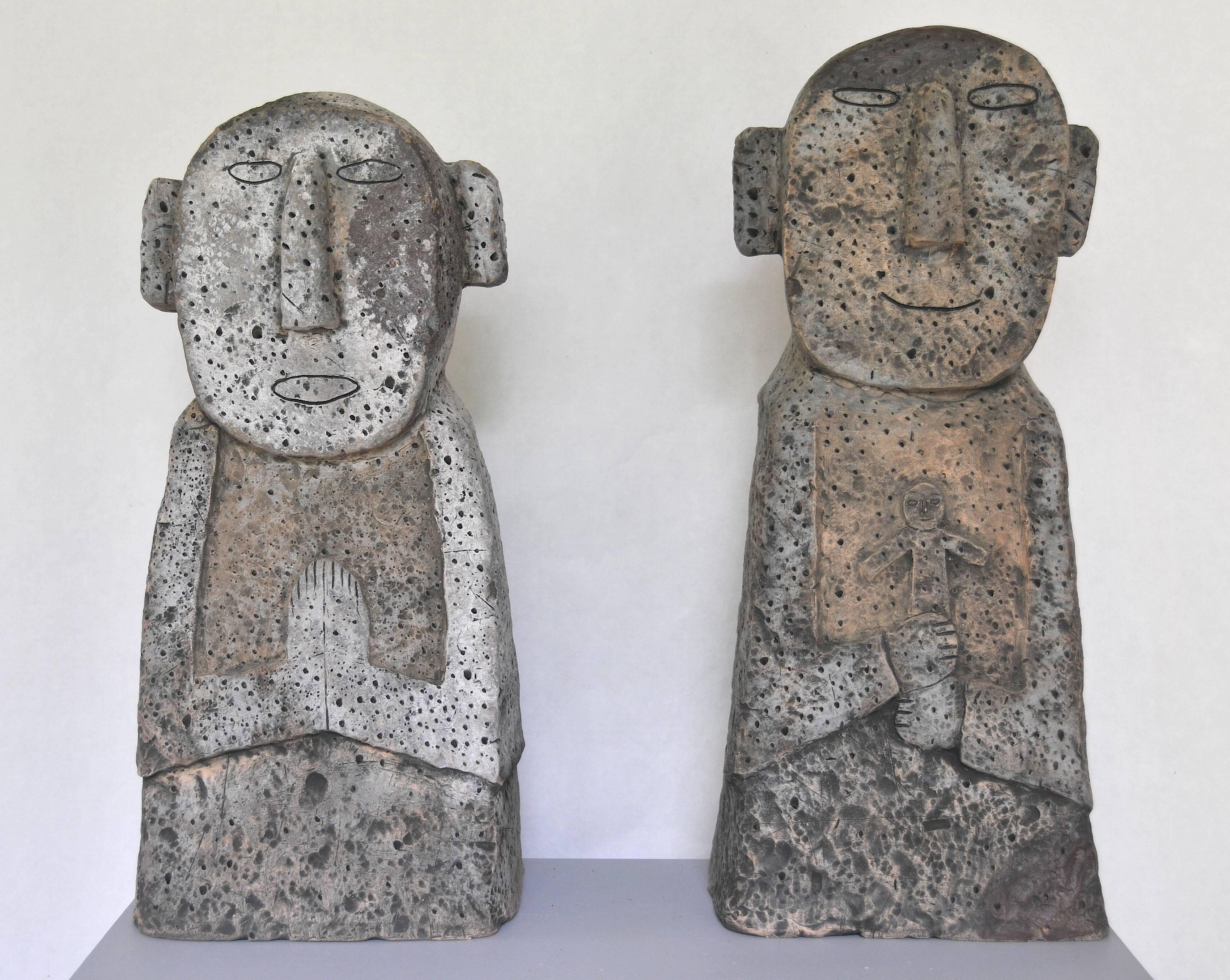 Jaeok Lee Figurative Sculpture - Guardians of Family