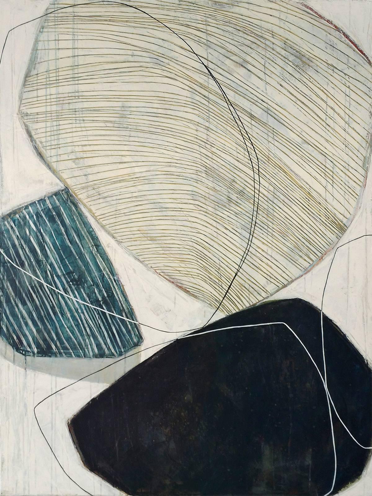 Karine Léger Abstract Painting - Ricochets