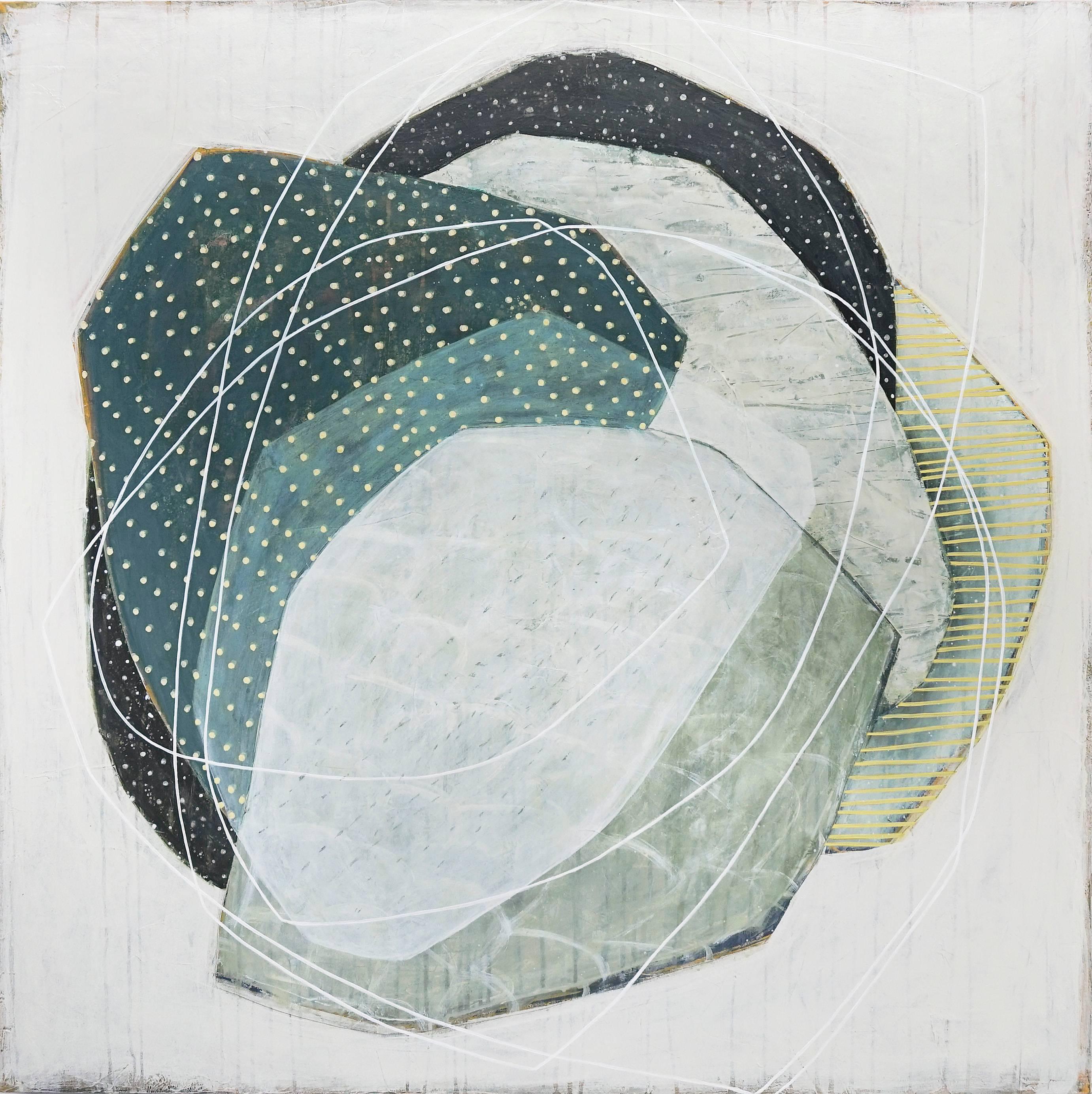 Karine Léger Abstract Painting - Keeping You Close II