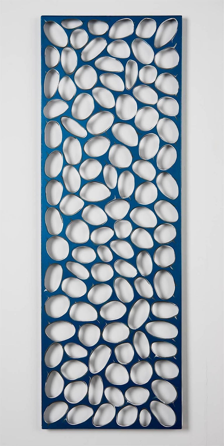 Carolina Sardi Abstract Sculpture - Blue Nest