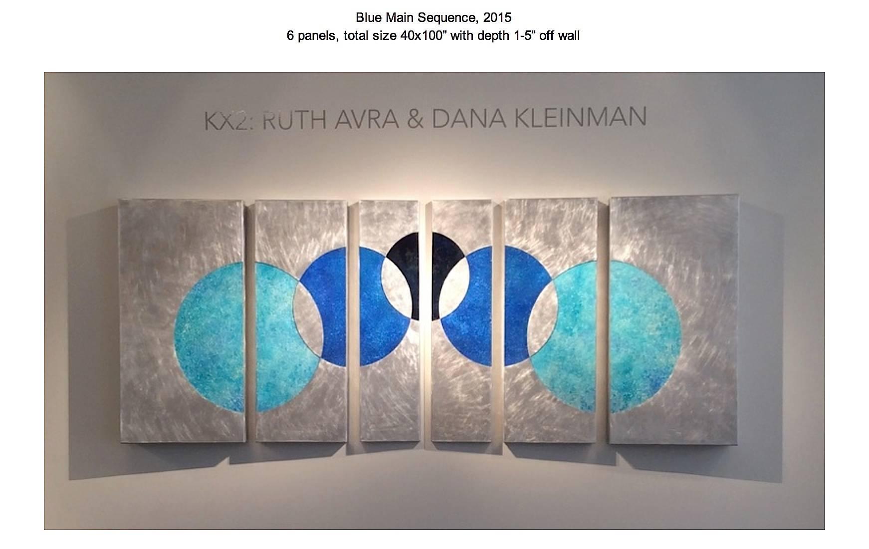 Blue Main Sequence - Sculpture by KX2: Ruth Avra + Dana Kleinman
