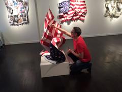 American Flag Rising