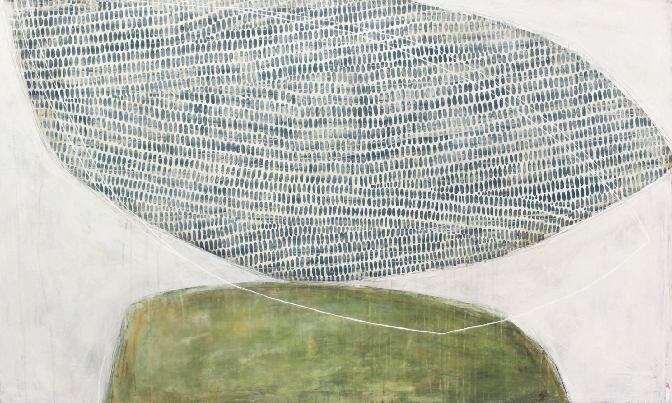 Karine Léger Abstract Painting - Un Jour d'Avril