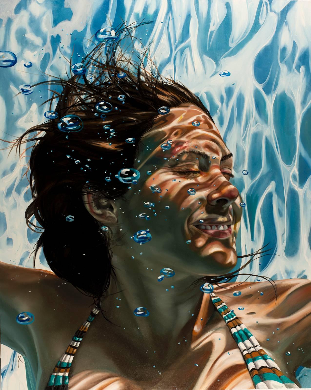 Eric Zener Figurative Painting - How to be Happy