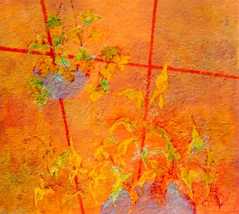 Pilar Pacheco Méndez (PIA) Abstract Painting - Hechizando al tiempo