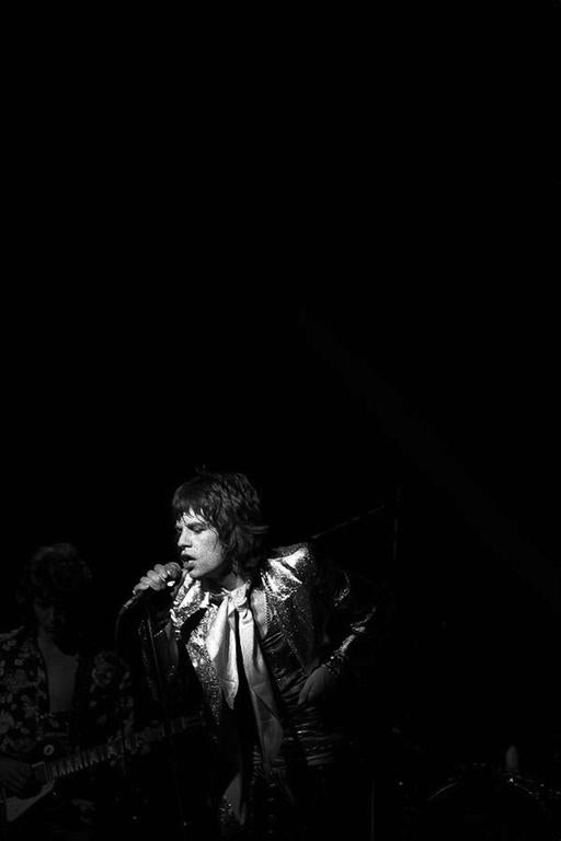 James Fortune Black and White Photograph - Mick Jagger 1972