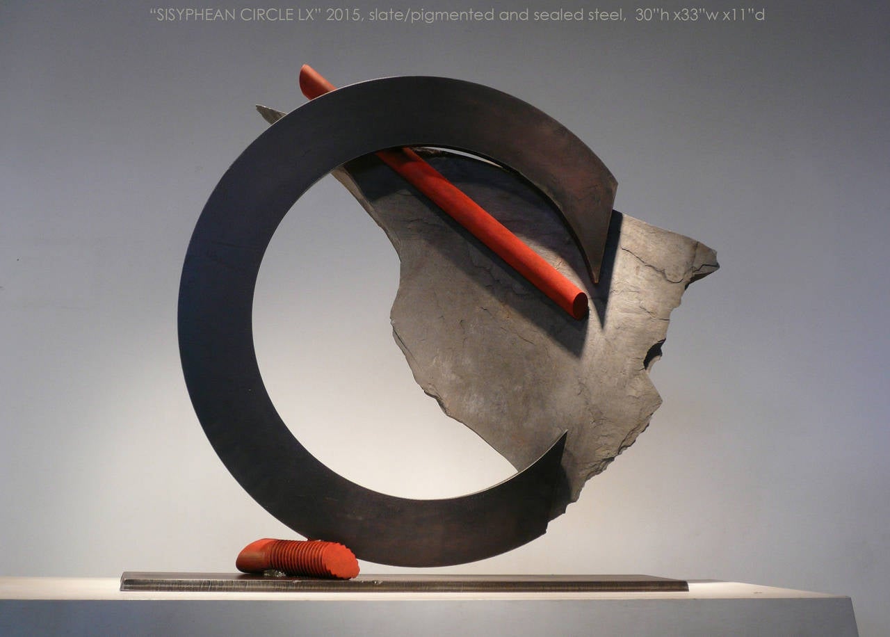 John Van Alstine Still-Life Sculpture - Sisyphean Circle LX