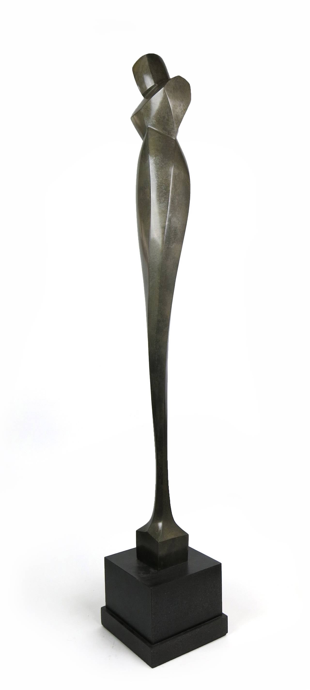Lady in Bronze - Contemporary Sculpture by Joel Urruty