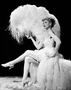 Lucille Ball (Feather Fan)