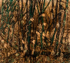 Paul Manes - UNTITLED  (Turquoise Trees)