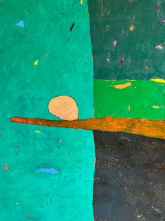 Andean Rocks Original Oil Painting on Canvas, Abstract Contemporary Art, 31 x 31