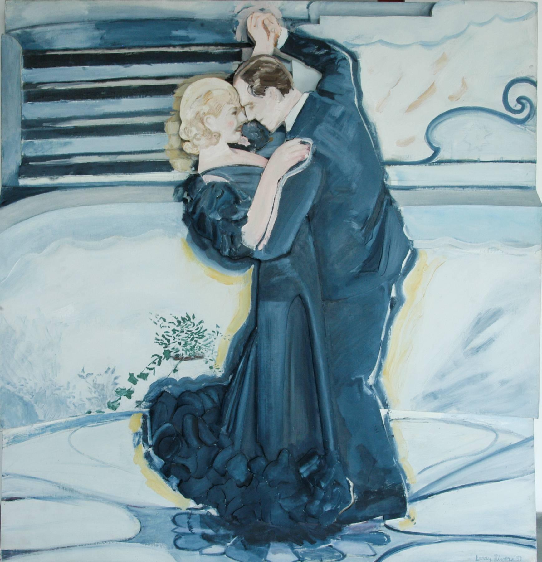 Larry Rivers Figurative Painting - Make Believe Ballroom; The Dip
