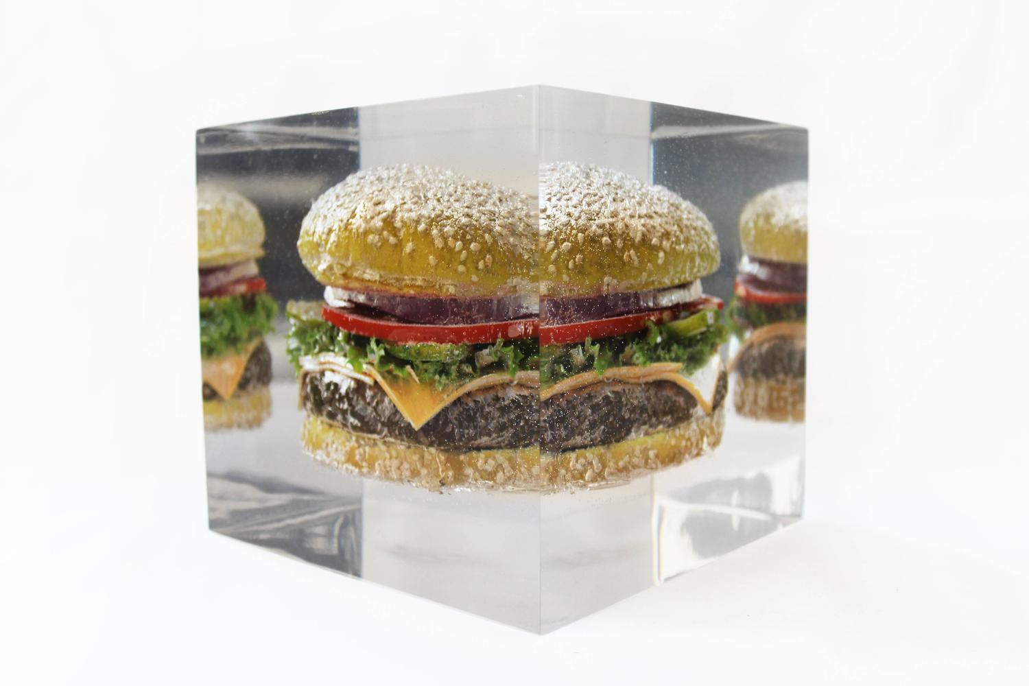 Jean Wells Burger Cube at 1stdibs