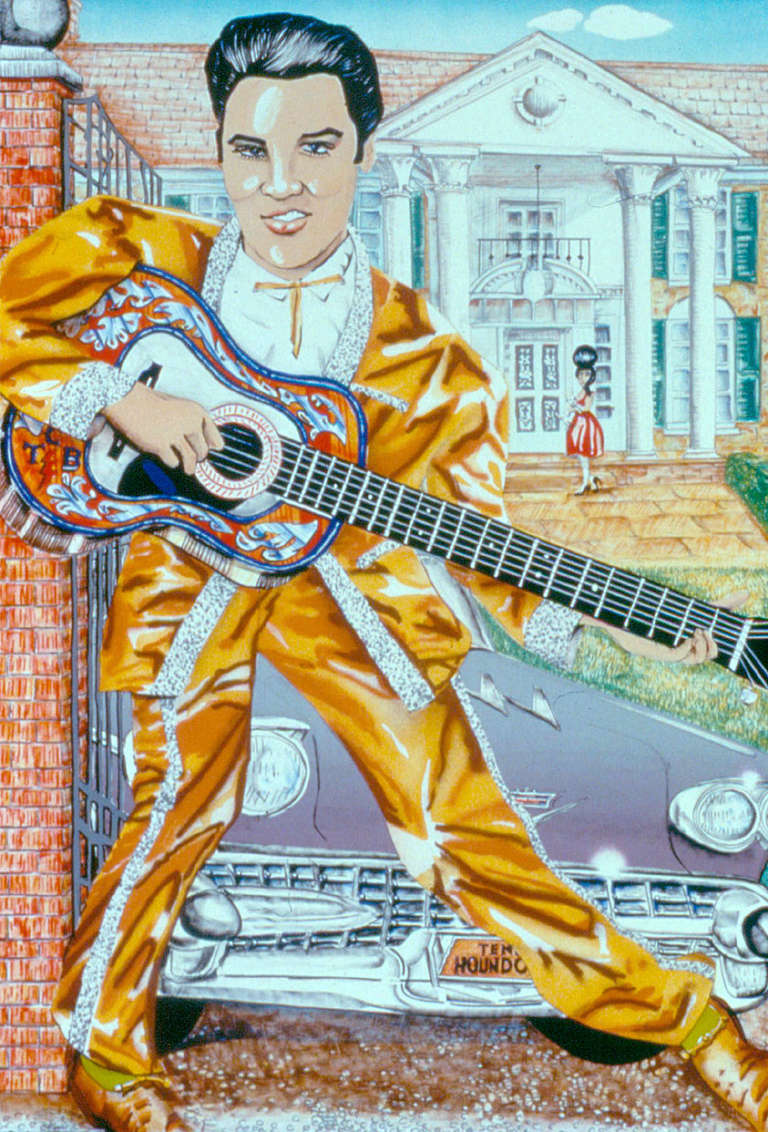 Elvis - Print by Red Grooms