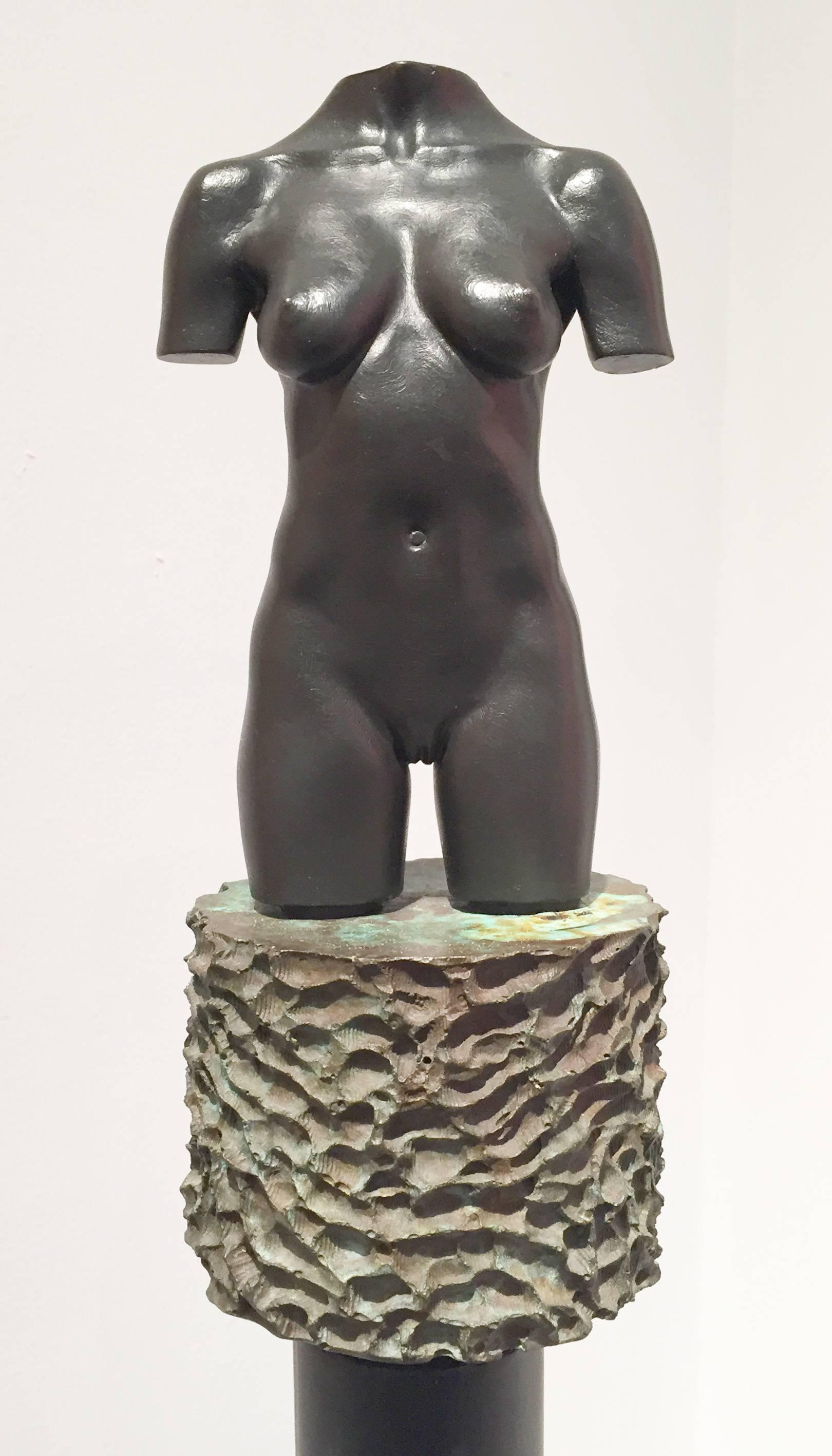 Robert Graham Nude Sculpture - MOCA Torso (Black Patina)