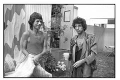 Mick Jagger & Keith Richards Backstage minutes before going on Stage
