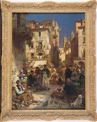 Flower market in Palermo