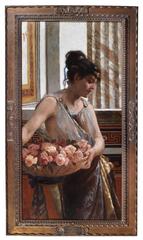Greek flower girl