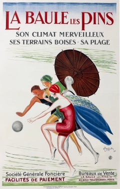 Originalplakat von Leonetto Cappiello: „La Baule Les Pins“, 1926 – SELTEN